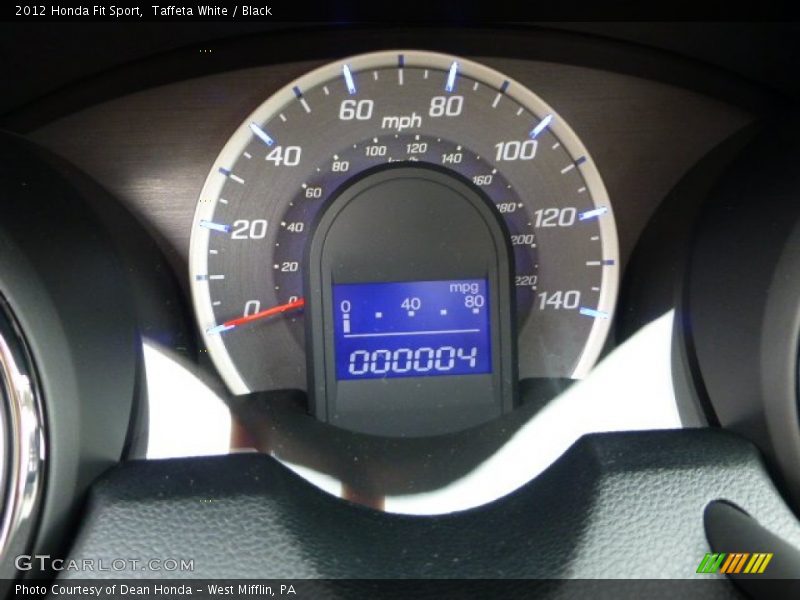 Taffeta White / Black 2012 Honda Fit Sport