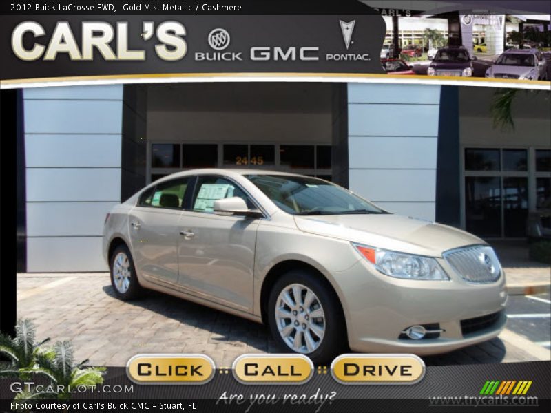 Gold Mist Metallic / Cashmere 2012 Buick LaCrosse FWD