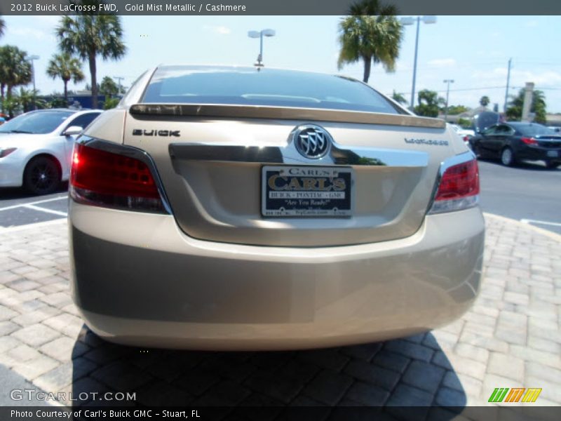 Gold Mist Metallic / Cashmere 2012 Buick LaCrosse FWD