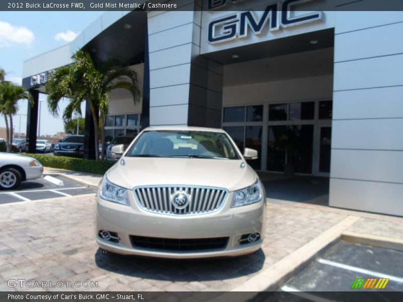 Gold Mist Metallic / Cashmere 2012 Buick LaCrosse FWD
