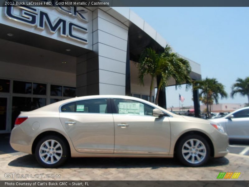 Gold Mist Metallic / Cashmere 2012 Buick LaCrosse FWD