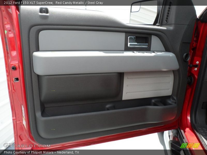Red Candy Metallic / Steel Gray 2012 Ford F150 XLT SuperCrew