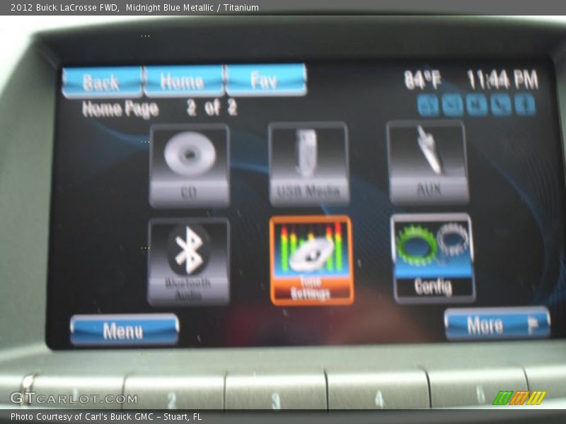 Midnight Blue Metallic / Titanium 2012 Buick LaCrosse FWD