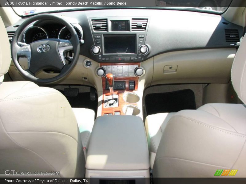 Sandy Beach Metallic / Sand Beige 2008 Toyota Highlander Limited