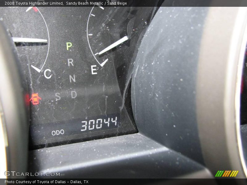 Sandy Beach Metallic / Sand Beige 2008 Toyota Highlander Limited