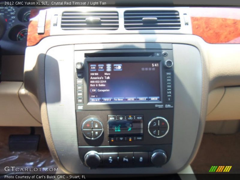 Crystal Red Tintcoat / Light Tan 2012 GMC Yukon XL SLT