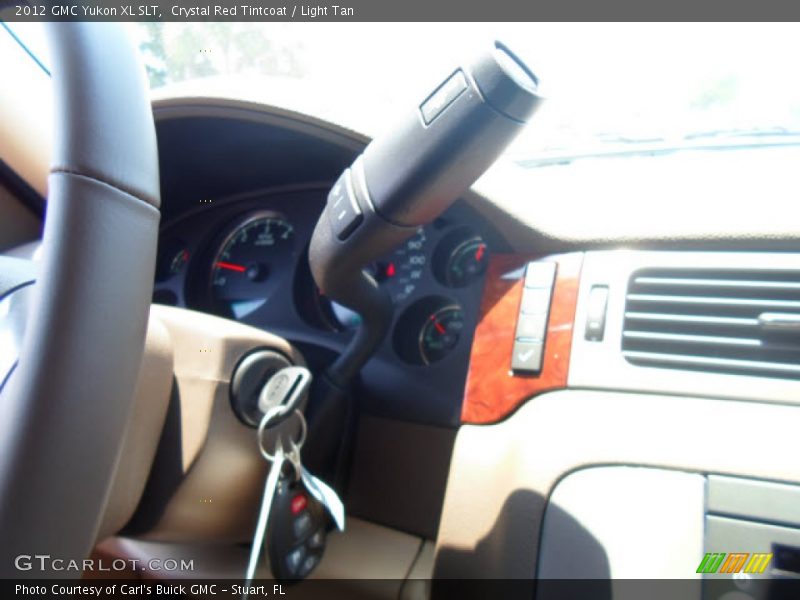 Crystal Red Tintcoat / Light Tan 2012 GMC Yukon XL SLT