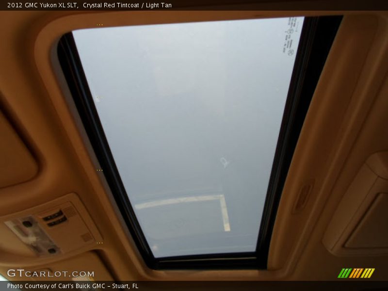 Crystal Red Tintcoat / Light Tan 2012 GMC Yukon XL SLT