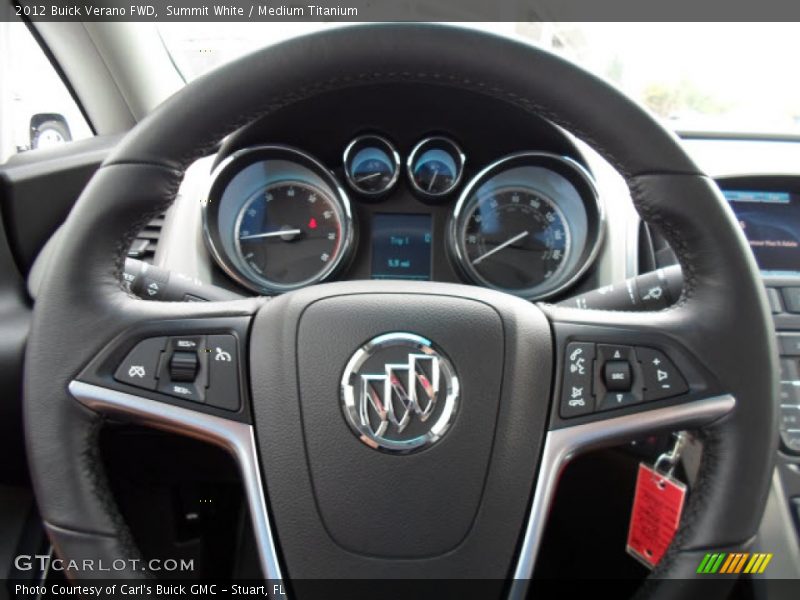 Summit White / Medium Titanium 2012 Buick Verano FWD