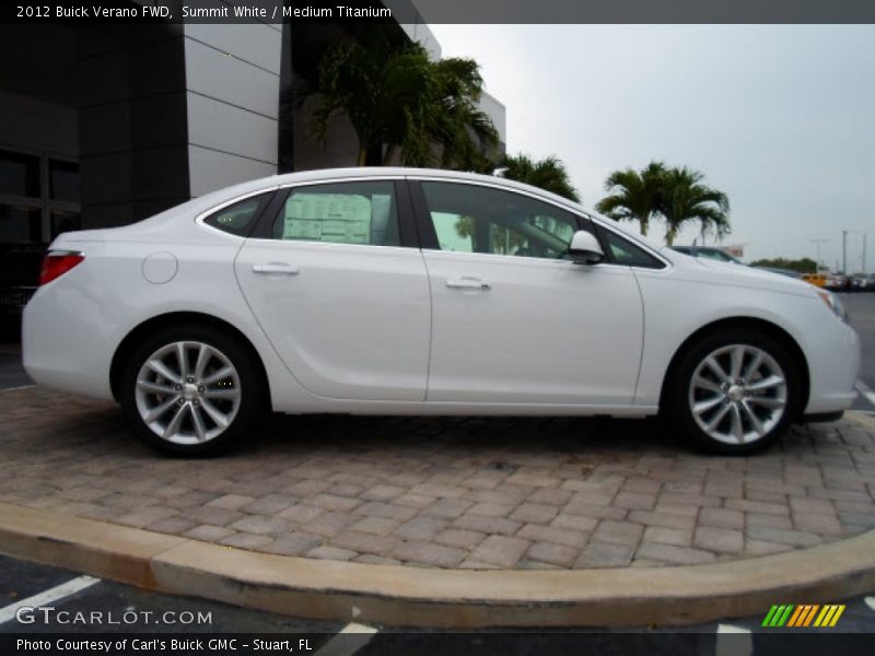 Summit White / Medium Titanium 2012 Buick Verano FWD