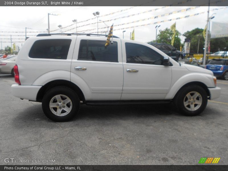 Bright White / Khaki 2004 Dodge Durango SLT