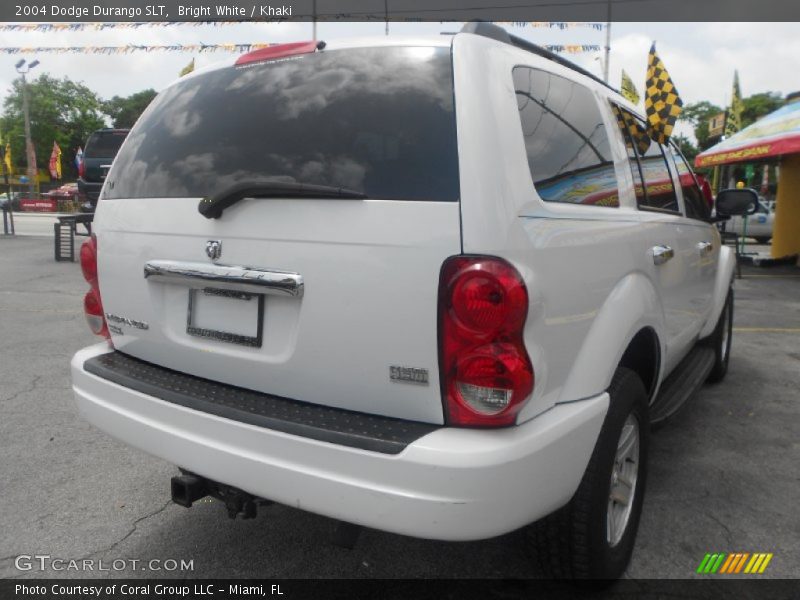 Bright White / Khaki 2004 Dodge Durango SLT