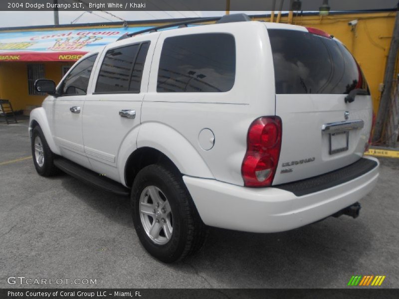Bright White / Khaki 2004 Dodge Durango SLT