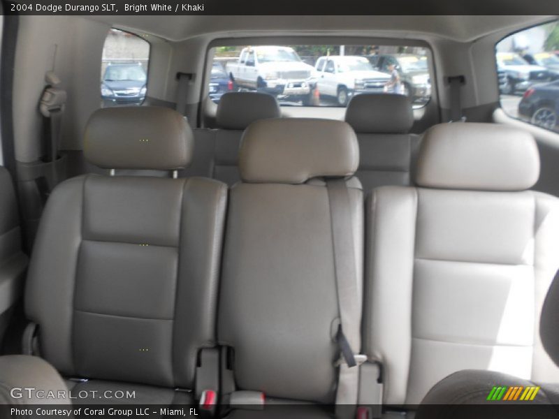 Bright White / Khaki 2004 Dodge Durango SLT