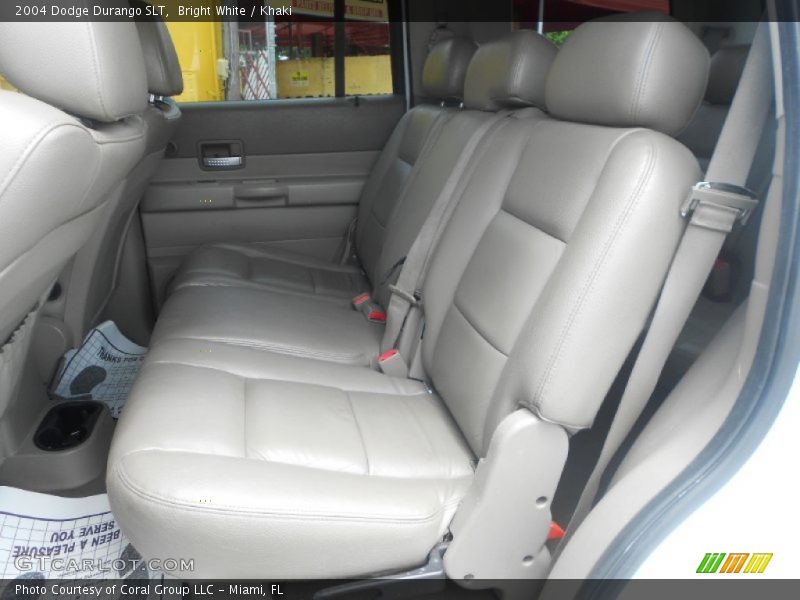 Bright White / Khaki 2004 Dodge Durango SLT