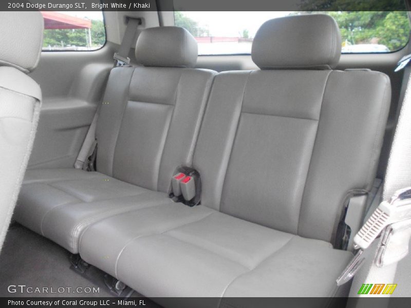 Bright White / Khaki 2004 Dodge Durango SLT