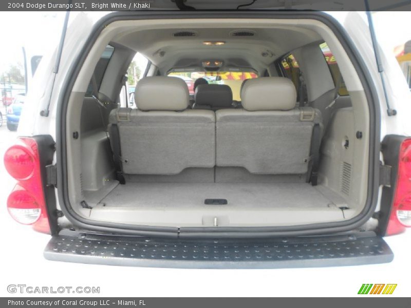 Bright White / Khaki 2004 Dodge Durango SLT