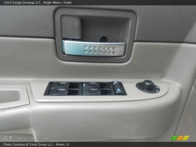 Bright White / Khaki 2004 Dodge Durango SLT