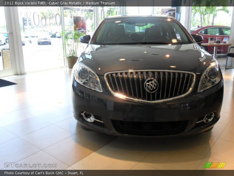 Cyber Gray Metallic / Medium Titanium 2012 Buick Verano FWD