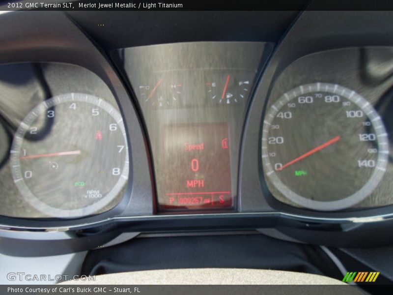 Merlot Jewel Metallic / Light Titanium 2012 GMC Terrain SLT