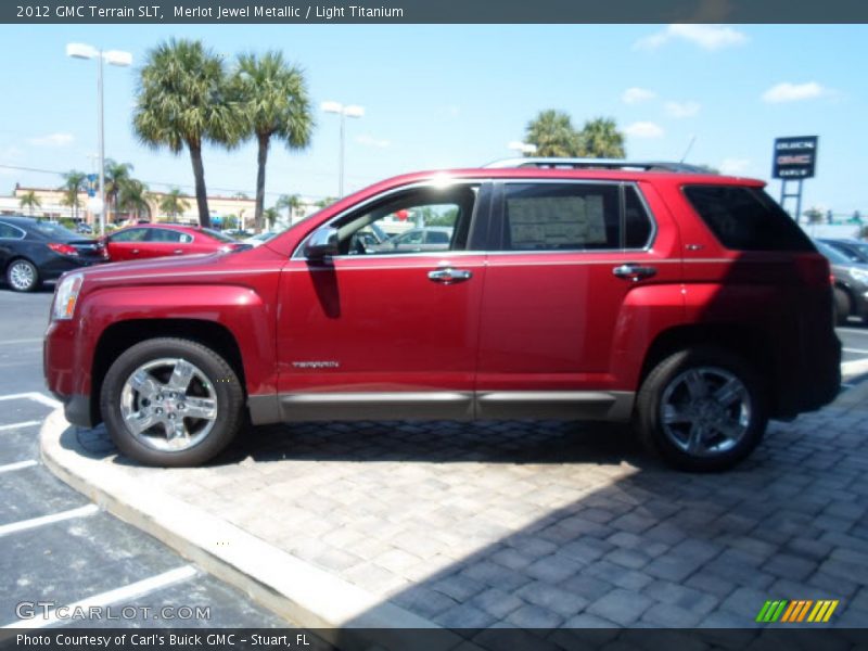Merlot Jewel Metallic / Light Titanium 2012 GMC Terrain SLT