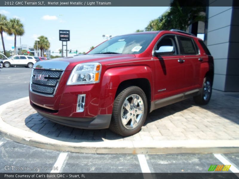Merlot Jewel Metallic / Light Titanium 2012 GMC Terrain SLT