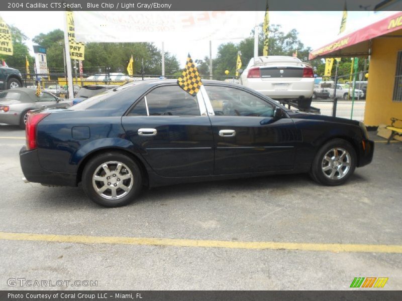 Blue Chip / Light Gray/Ebony 2004 Cadillac CTS Sedan