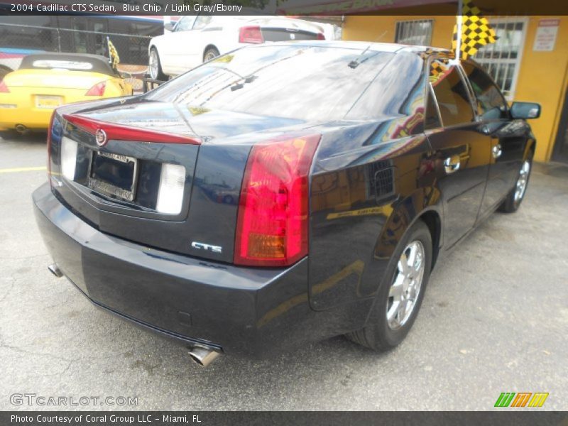 Blue Chip / Light Gray/Ebony 2004 Cadillac CTS Sedan