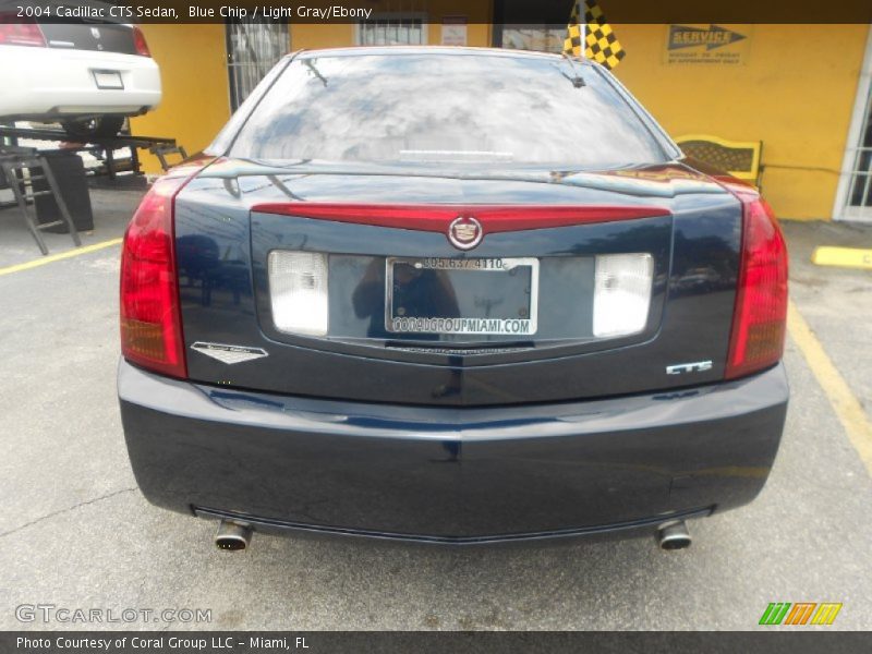 Blue Chip / Light Gray/Ebony 2004 Cadillac CTS Sedan
