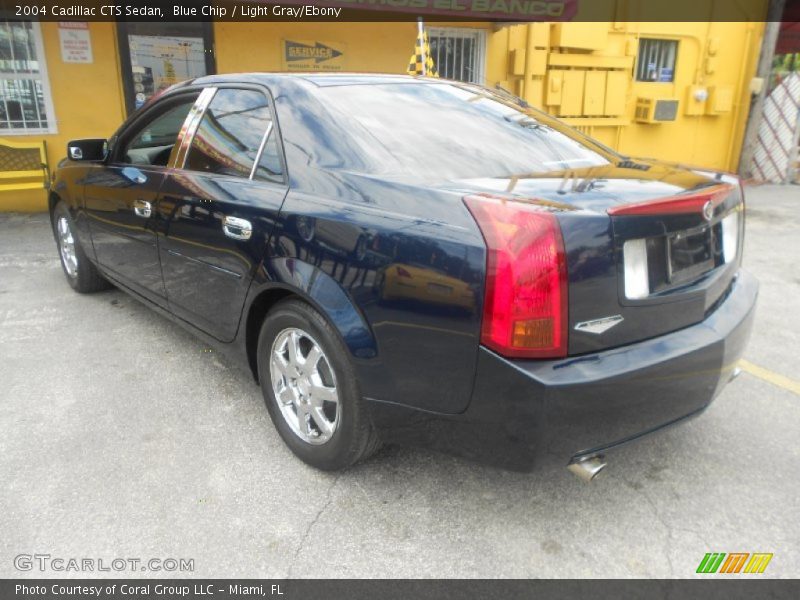 Blue Chip / Light Gray/Ebony 2004 Cadillac CTS Sedan