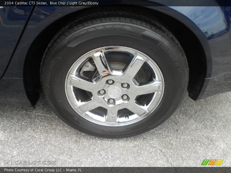 Blue Chip / Light Gray/Ebony 2004 Cadillac CTS Sedan