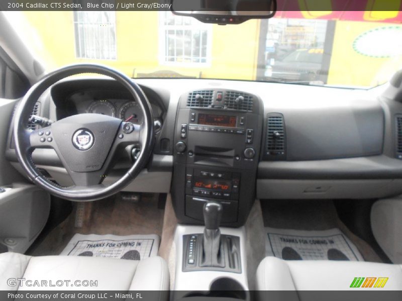 Blue Chip / Light Gray/Ebony 2004 Cadillac CTS Sedan