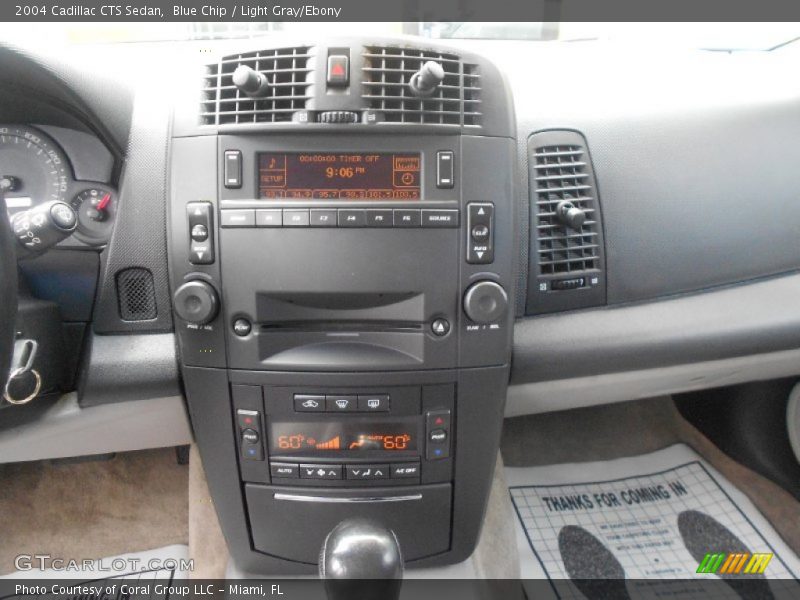 Blue Chip / Light Gray/Ebony 2004 Cadillac CTS Sedan