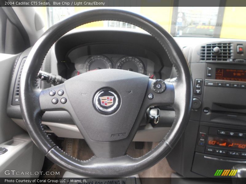Blue Chip / Light Gray/Ebony 2004 Cadillac CTS Sedan