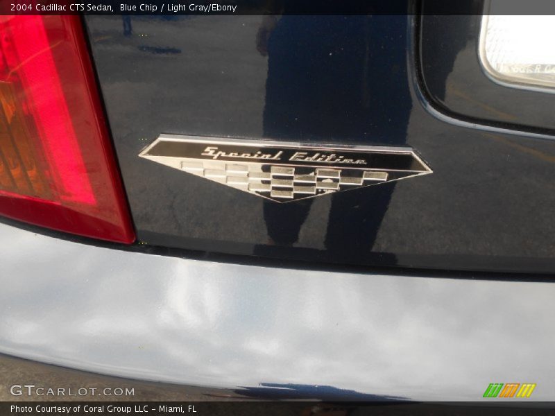 Blue Chip / Light Gray/Ebony 2004 Cadillac CTS Sedan