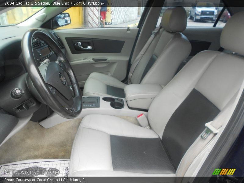 Blue Chip / Light Gray/Ebony 2004 Cadillac CTS Sedan
