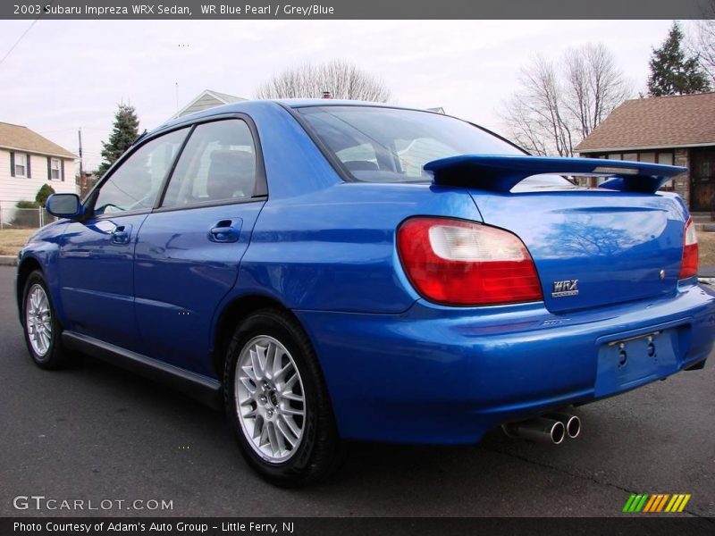 WR Blue Pearl / Grey/Blue 2003 Subaru Impreza WRX Sedan