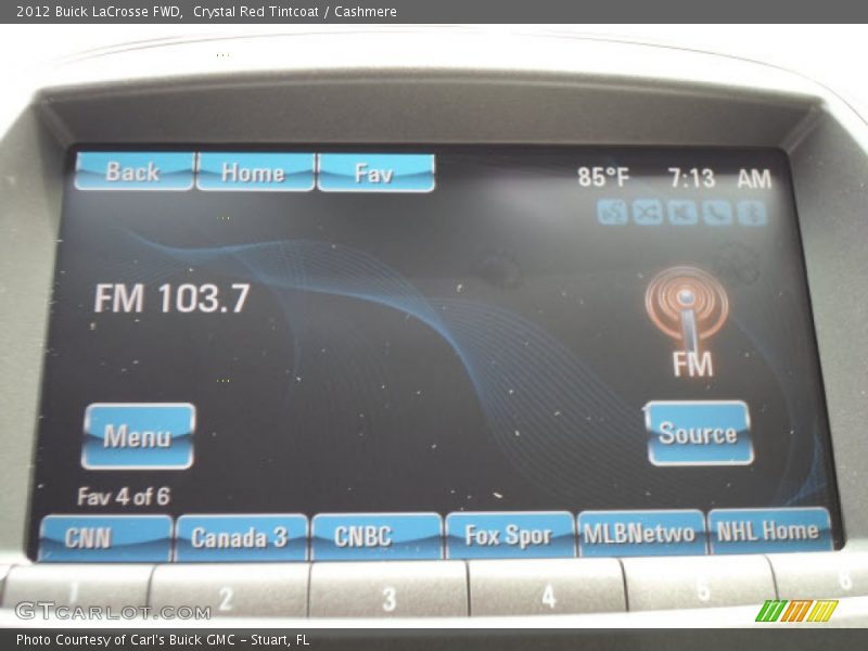 Crystal Red Tintcoat / Cashmere 2012 Buick LaCrosse FWD