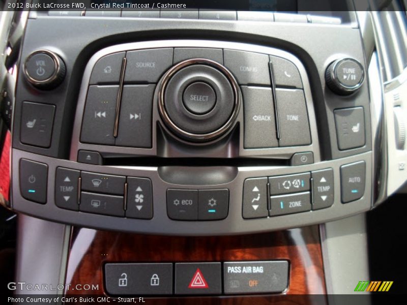 Controls of 2012 LaCrosse FWD