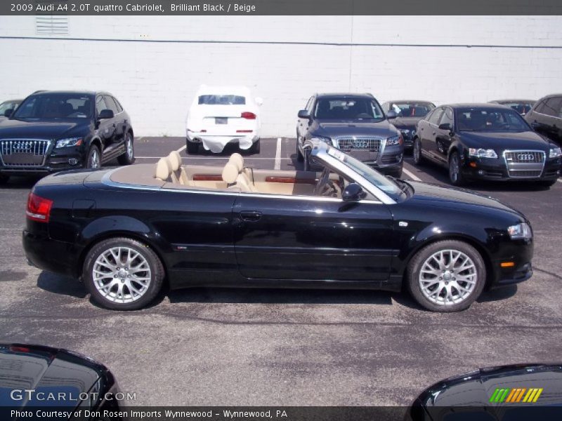  2009 A4 2.0T quattro Cabriolet Brilliant Black