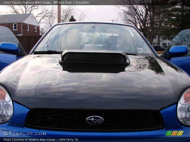 WR Blue Pearl / Grey/Blue 2003 Subaru Impreza WRX Sedan