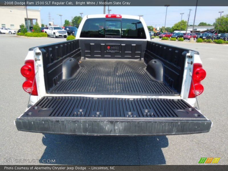 Bright White / Medium Slate Gray 2008 Dodge Ram 1500 SLT Regular Cab