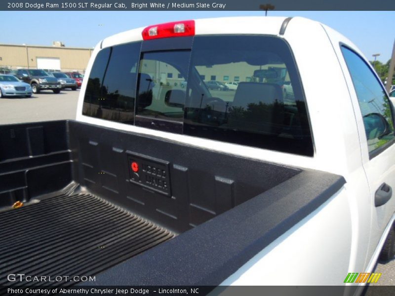 Bright White / Medium Slate Gray 2008 Dodge Ram 1500 SLT Regular Cab