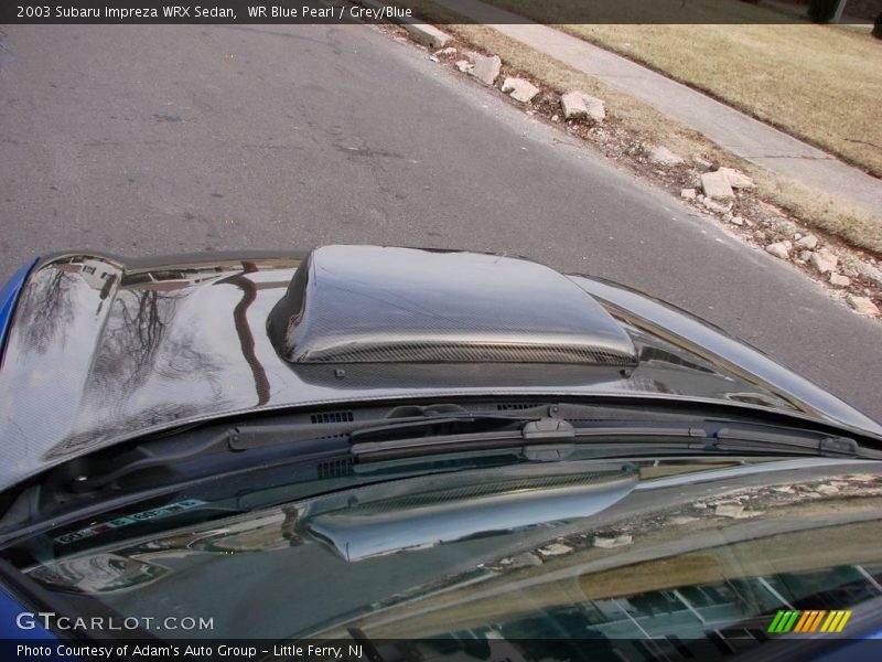 WR Blue Pearl / Grey/Blue 2003 Subaru Impreza WRX Sedan