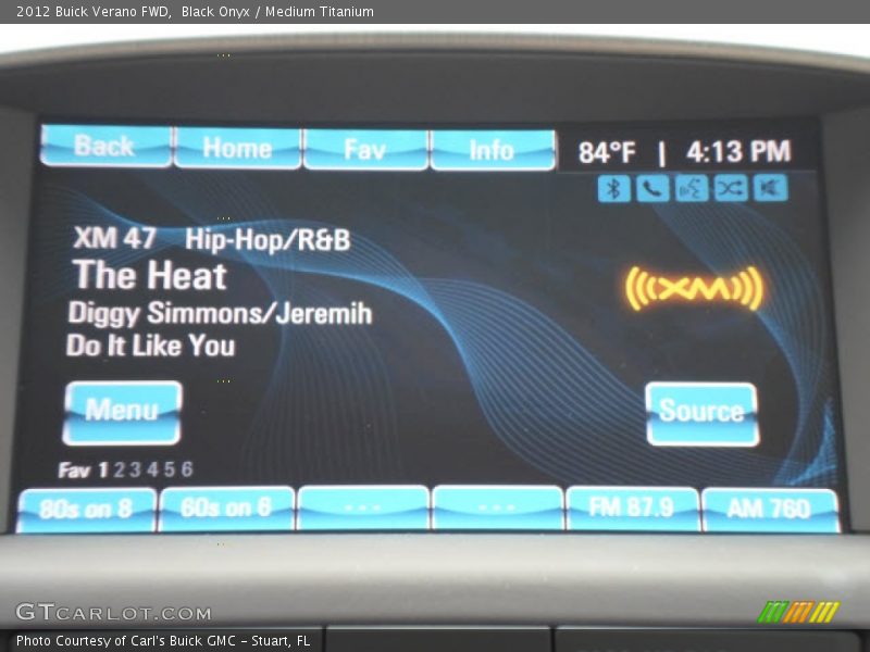 Black Onyx / Medium Titanium 2012 Buick Verano FWD