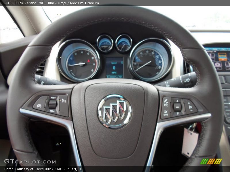 Black Onyx / Medium Titanium 2012 Buick Verano FWD