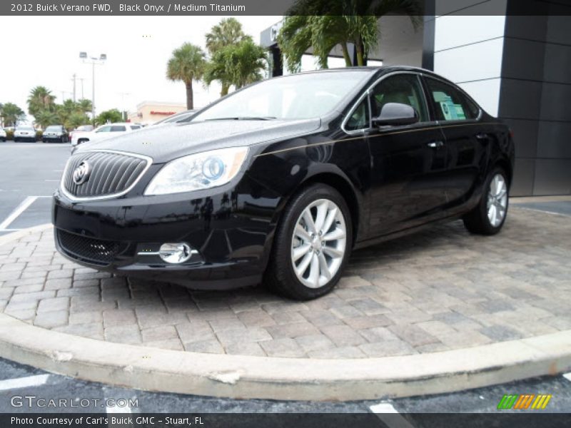 Black Onyx / Medium Titanium 2012 Buick Verano FWD