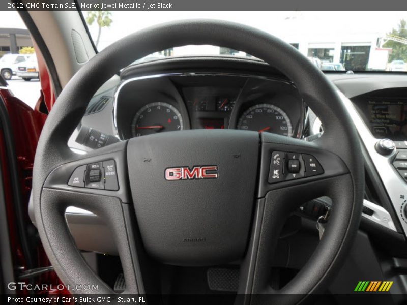 Merlot Jewel Metallic / Jet Black 2012 GMC Terrain SLE