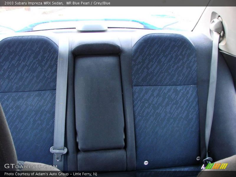 WR Blue Pearl / Grey/Blue 2003 Subaru Impreza WRX Sedan