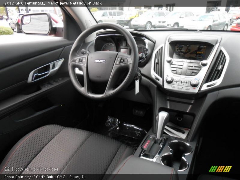 Merlot Jewel Metallic / Jet Black 2012 GMC Terrain SLE